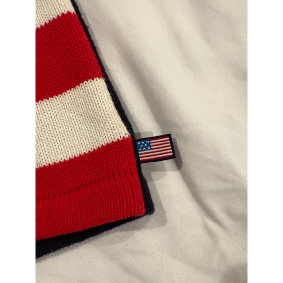 Karen Scott Sport Women's V-Neck Patriotic American Flag Sweater Vest, XL - Picture 3 of 7